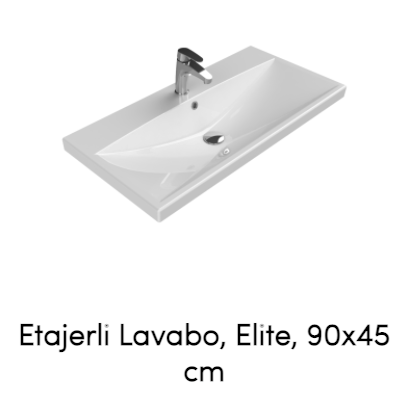 Küçük resim: Elite Etajerli Lavabo