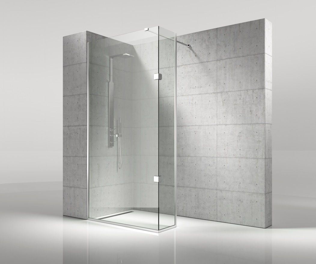 Двухкомпонентная фиксированная панель Walk In D220L