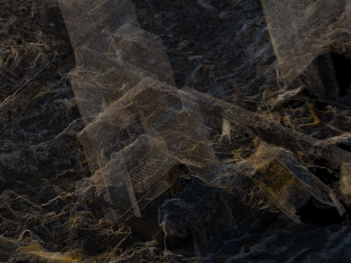 Photogrammetric pointcloud created using drone footage