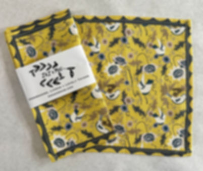 Napkins - Yellow Birds