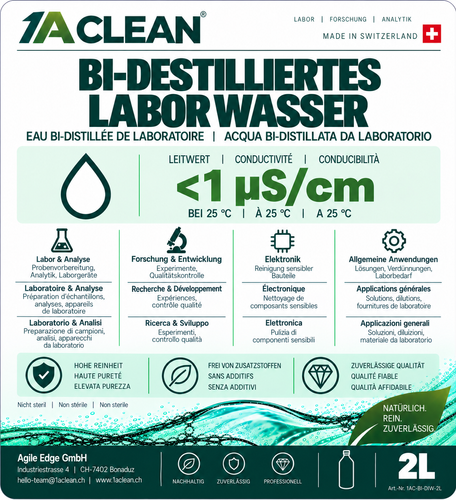 action destilliertes wasser BI-Destilliertes Labor 6 * 2L Blumentopf Terrakotta Ø18 cm