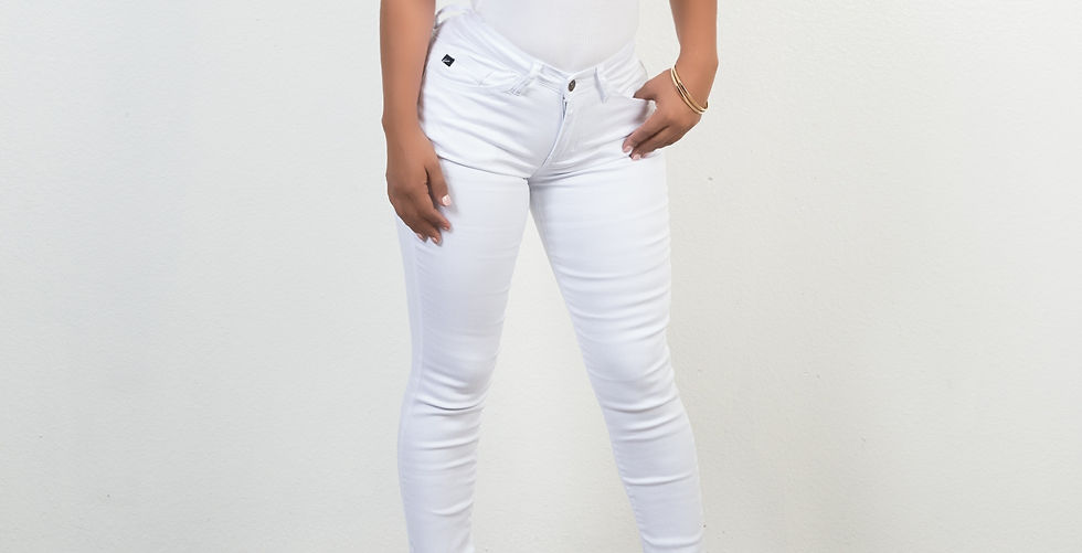 Thumbnail: White Zen Skinny Pant