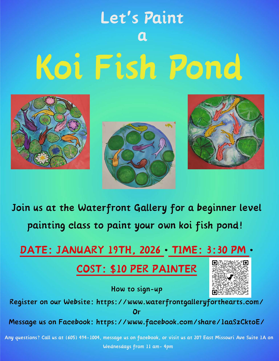 Koi Fish Pond Painting