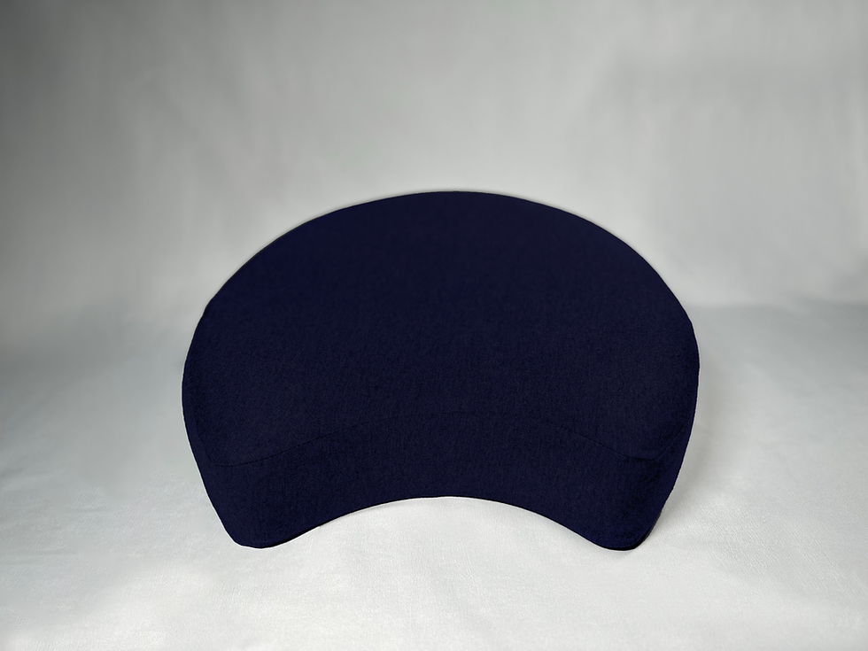 Thumbnail: Moon Pillow front view in navy