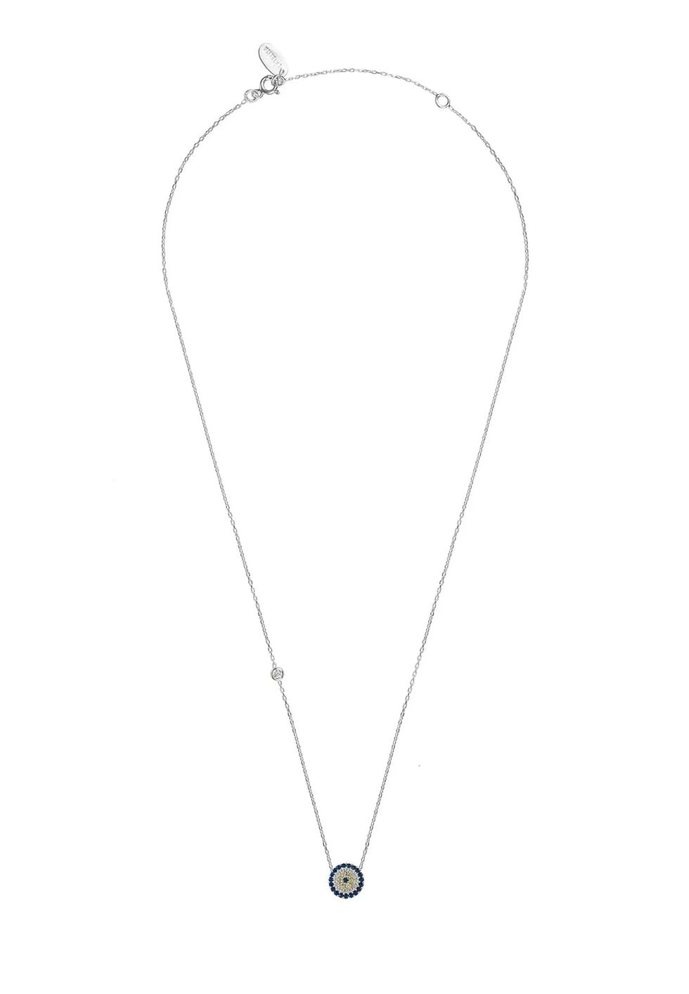 Miniature : Evil Eye Necklace Silver