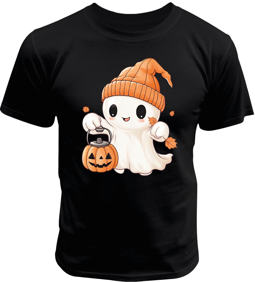 Miniatura: Playera Fantasma Gorrito