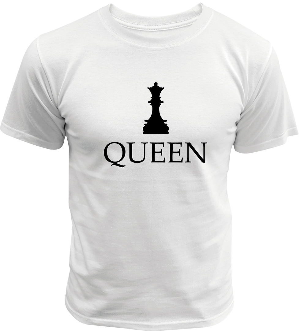 Miniatura: Playera Chess Ajedrez Queen Dama Reina Reyna
