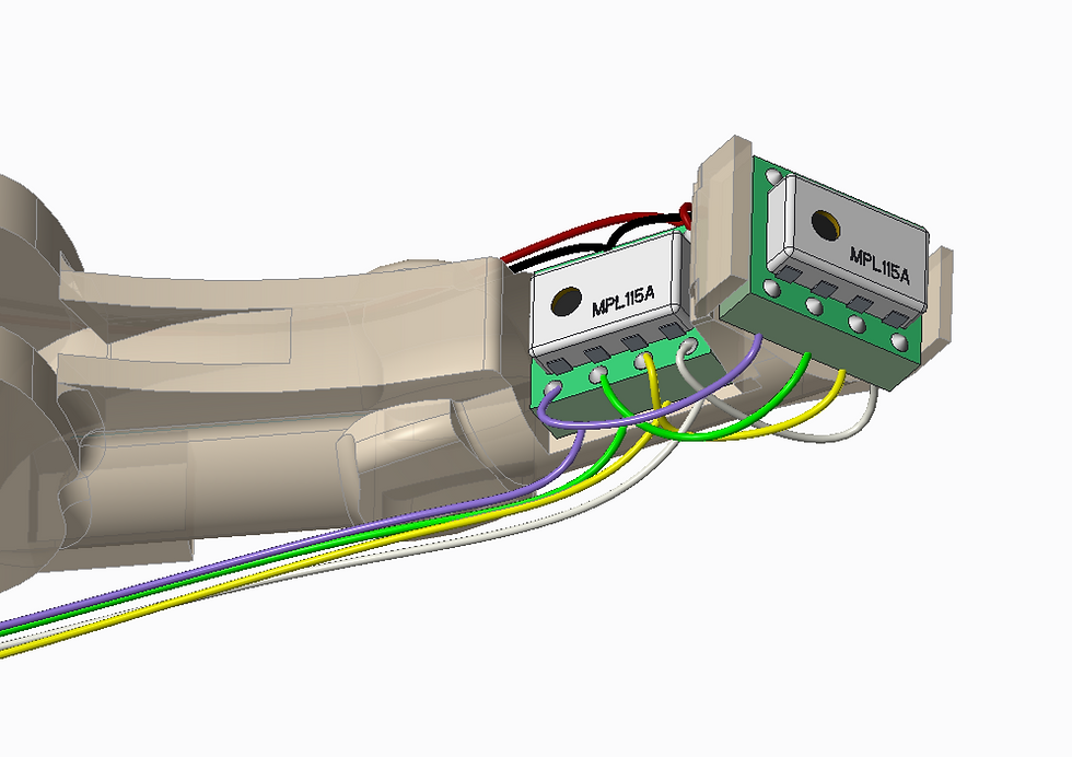 Fingertip with sensors