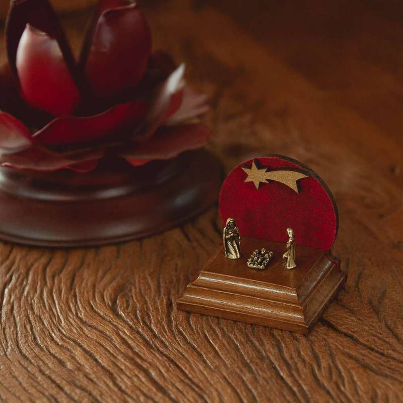 Mini Presépio Vermelho