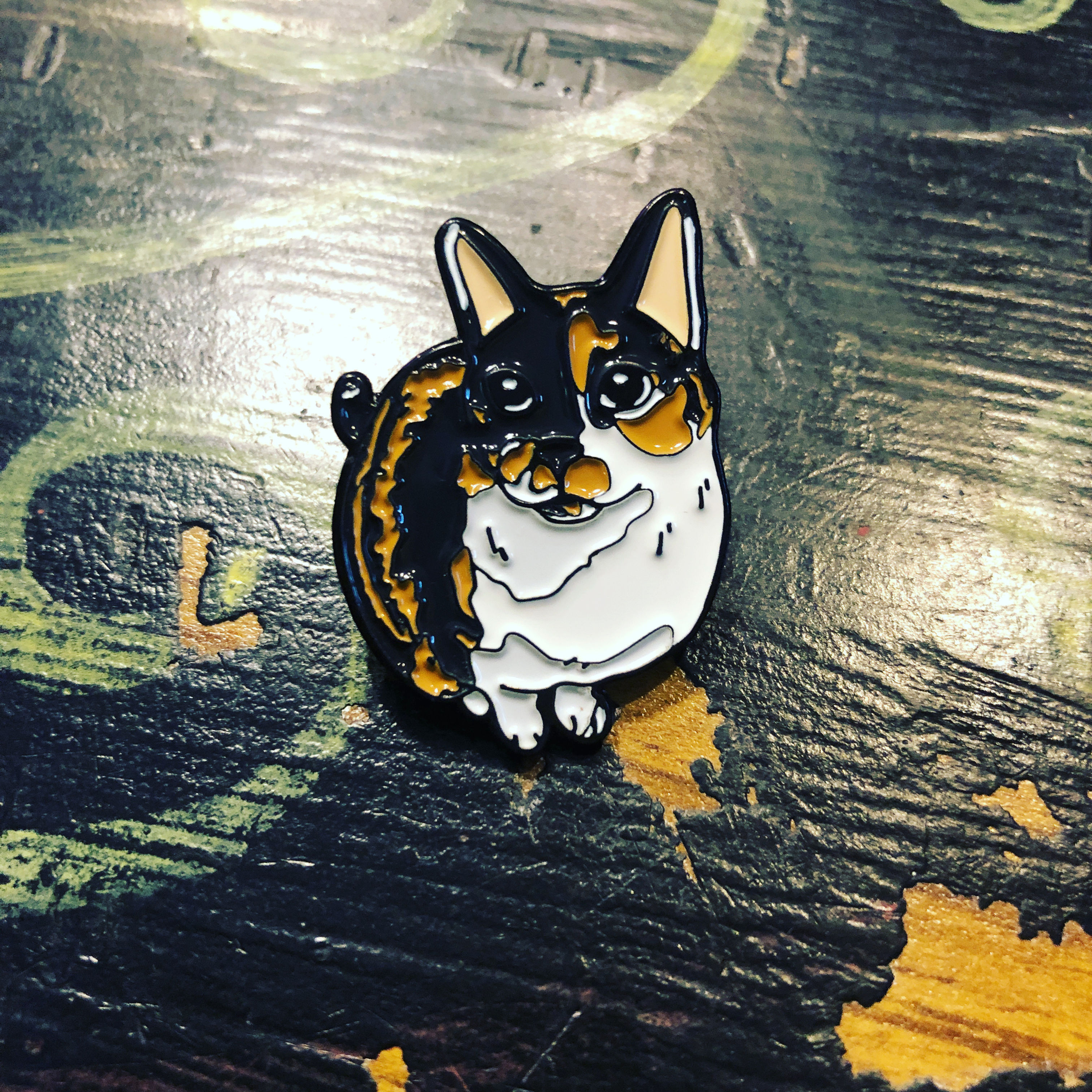 Frankie the Shop Cat Enamel Pin