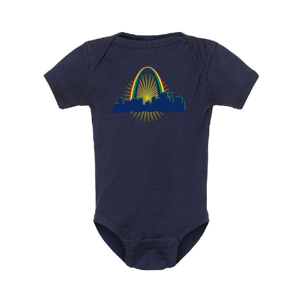 Thumbnail: St. Louis Rainbow Arch Onesie