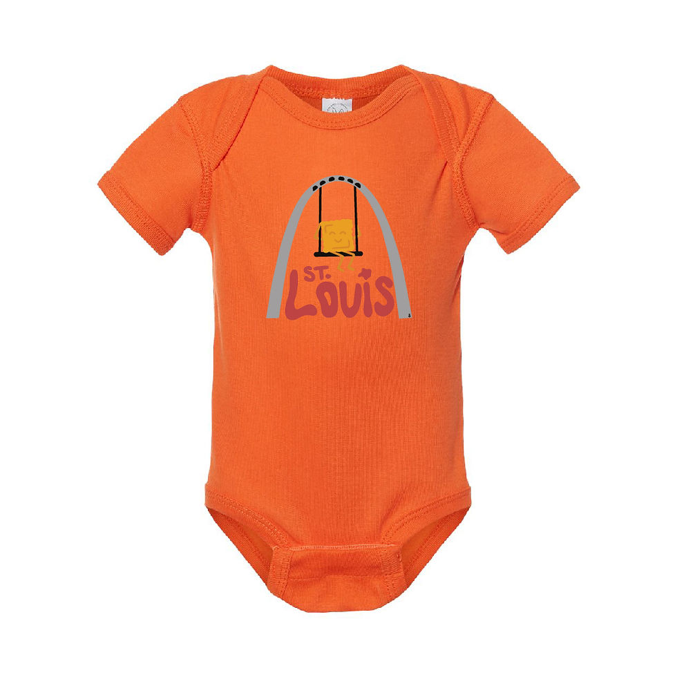 Thumbnail: toasted ravioli onesie orange