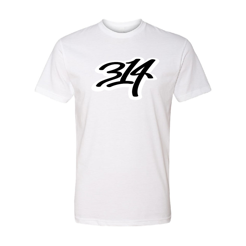 Thumbnail: 314 St. Louis Area Code Tee White