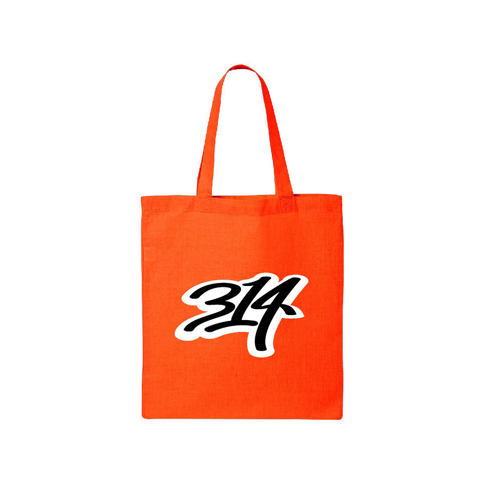 Thumbnail: 314 Area Code Saint Louis Tote Orange