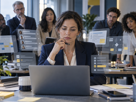 Manager face à des priorités, réunions, messages et décisions qui s’accumulent, tandis que son équipe attend des arbitrages et des orientations claires.
