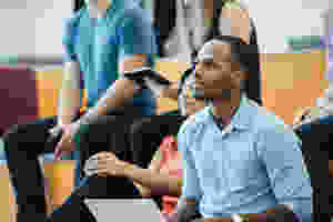 Teenage boy at lecture university studying post 18 option higher education The Parents' Guide to