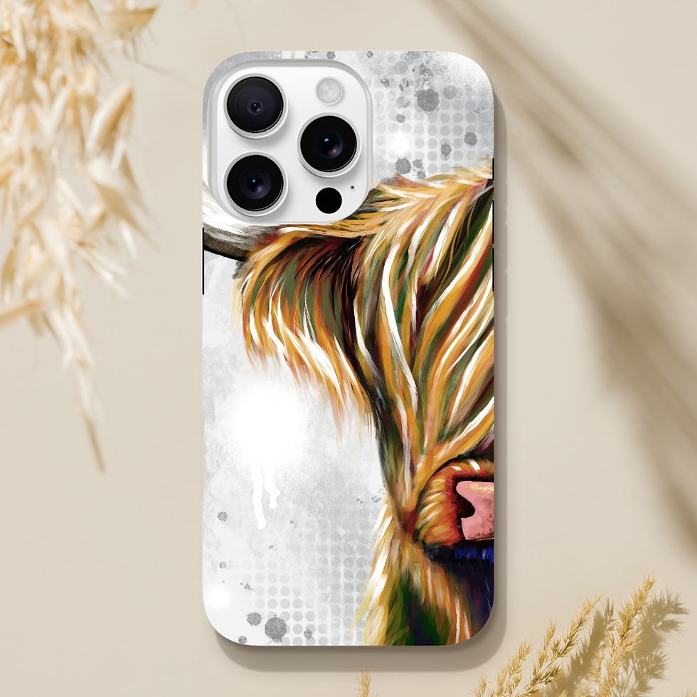 Thumbnail: Iphone Highland Cow Phone Case