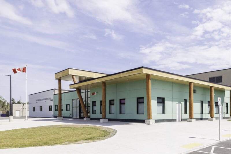 Eastern Shore Consolidated School Entrance
