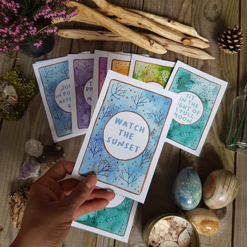 Thumbnail: Nature activity cards - 30 Days in nature - Family activity