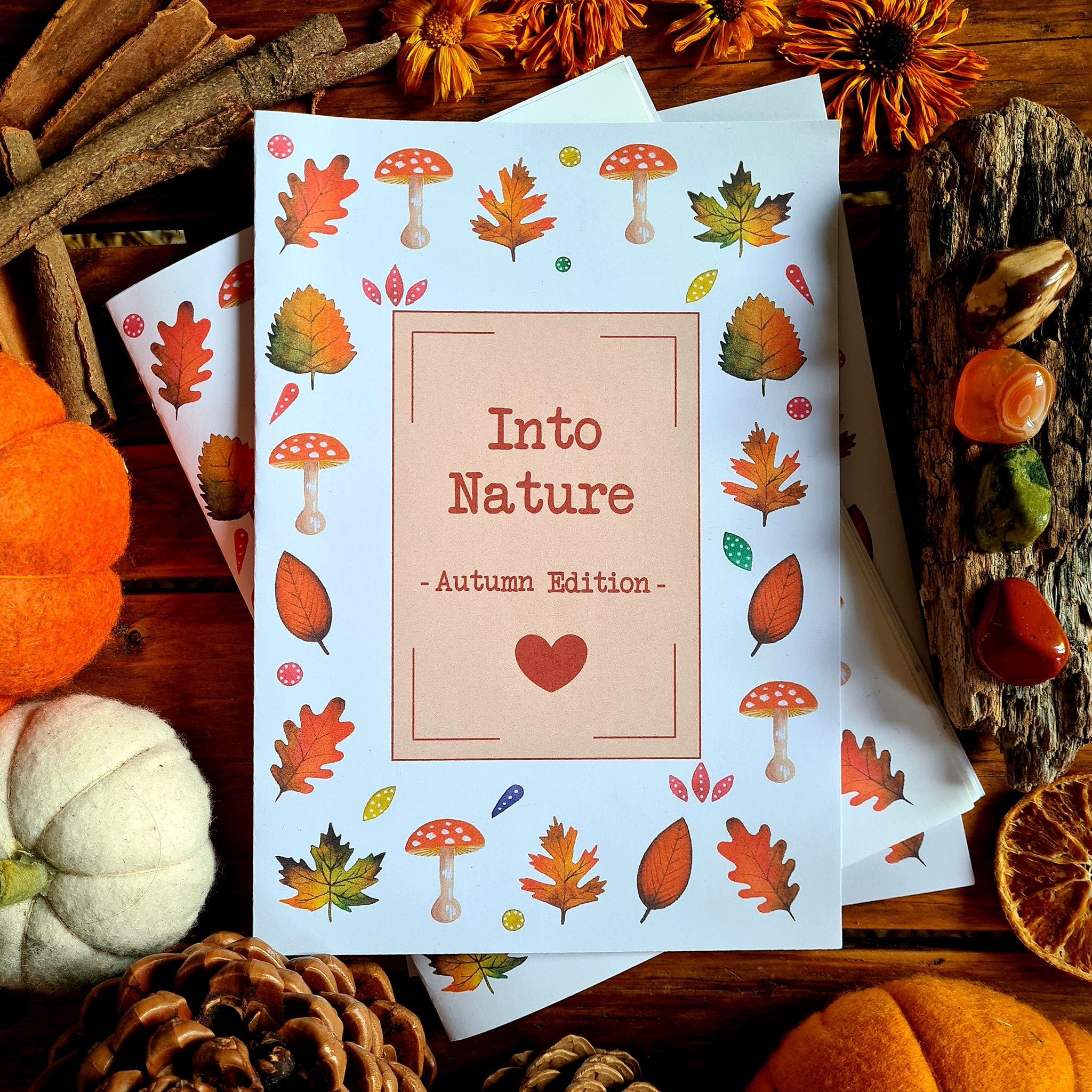 Autumn nature zine - Autumn Equinox - Nature magazine - Fall - Eco Friendly gif