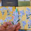 Thumbnail: Forget me not journal kit - Die cut flower cut outs - illustrated ephemera