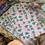 Thumbnail: Rose flower journal paper - A5 printed paper - flower paper for crafting