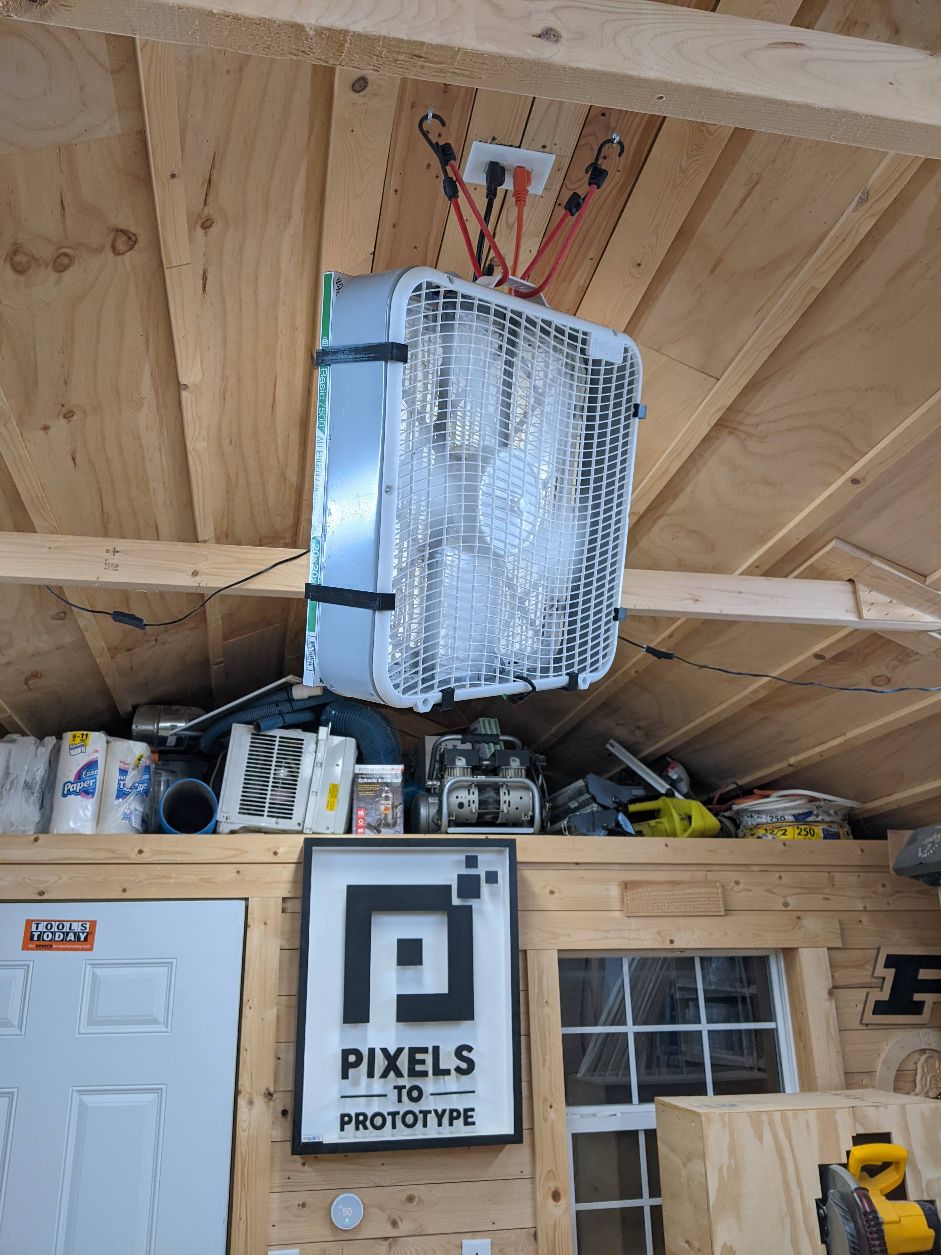 Box Fan Filter Clips for 20x20 Furnace Filters - Lasko Fans