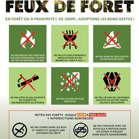 Prévention - Feux de forêt