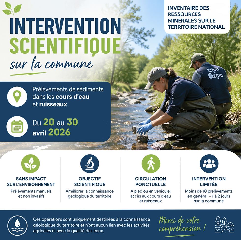 Inventaire des ressources minérales