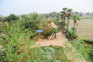 Irular tribal village - Birds eye view