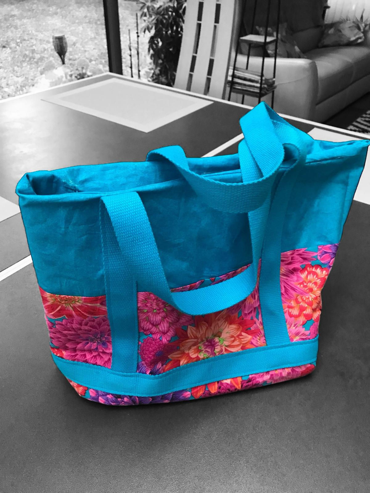 Sac Cabas bleu Turquoise