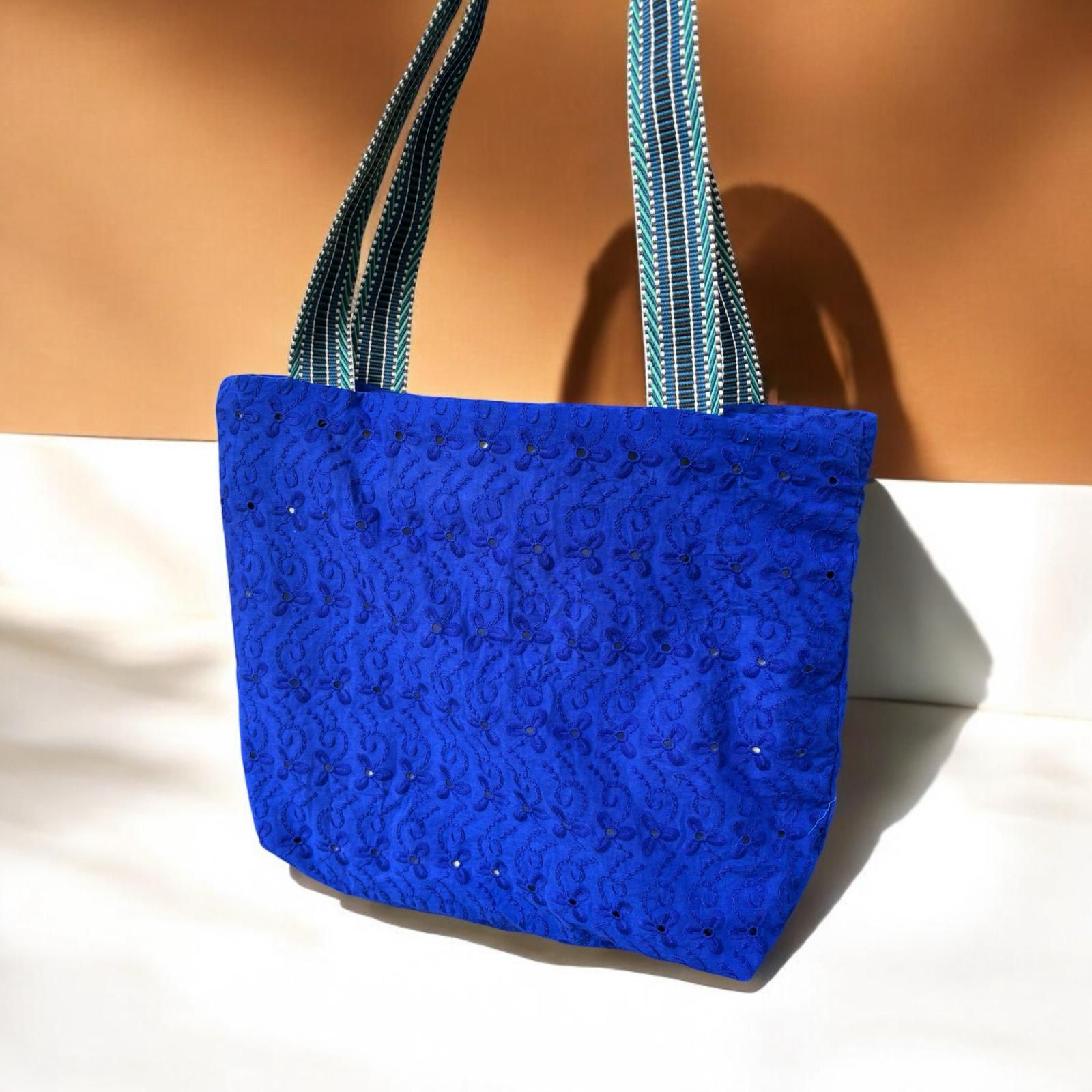 Sac Cabas bleu roi