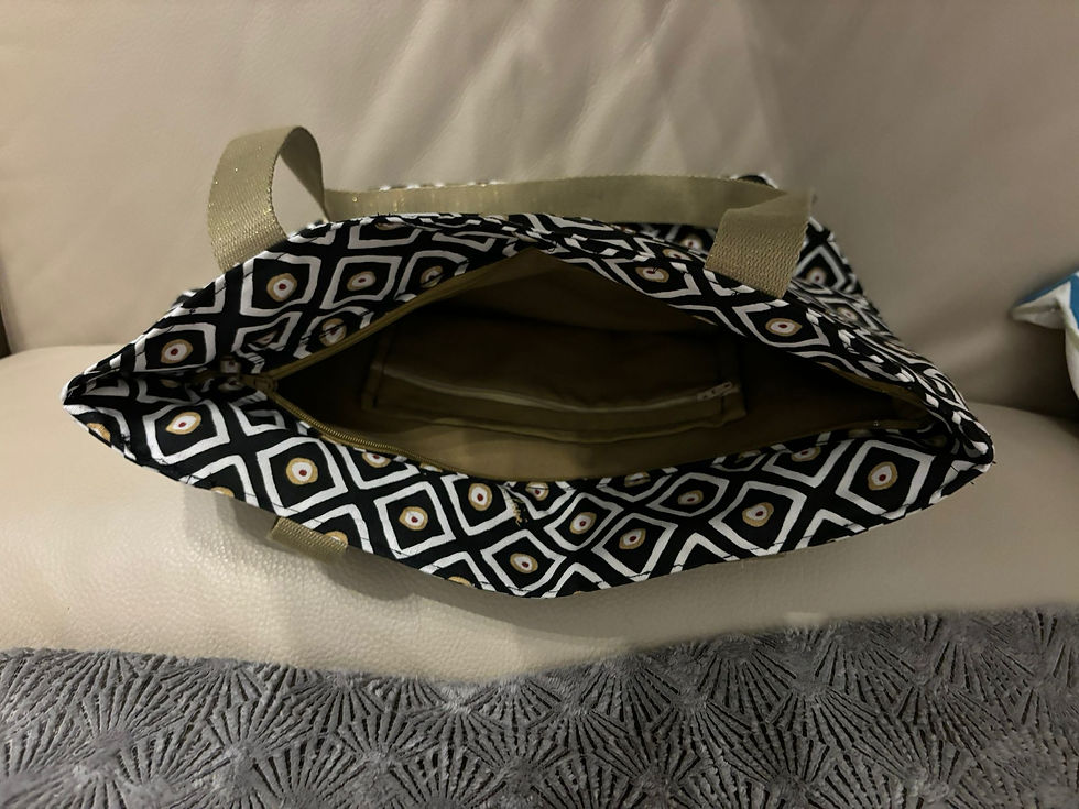 Miniature : Sac Cabas noir & blanc