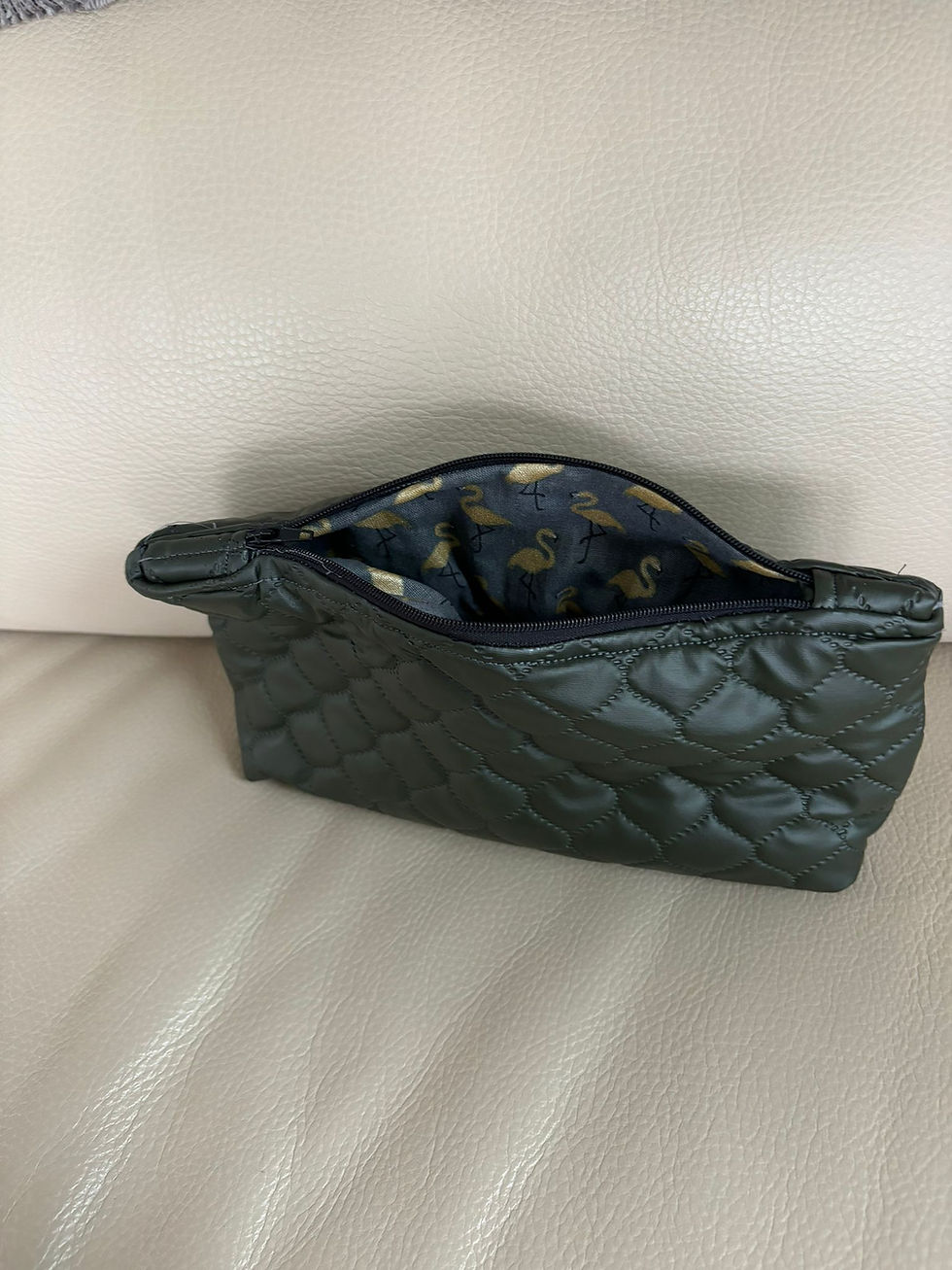 Miniature : Petite Trousse vert kaki