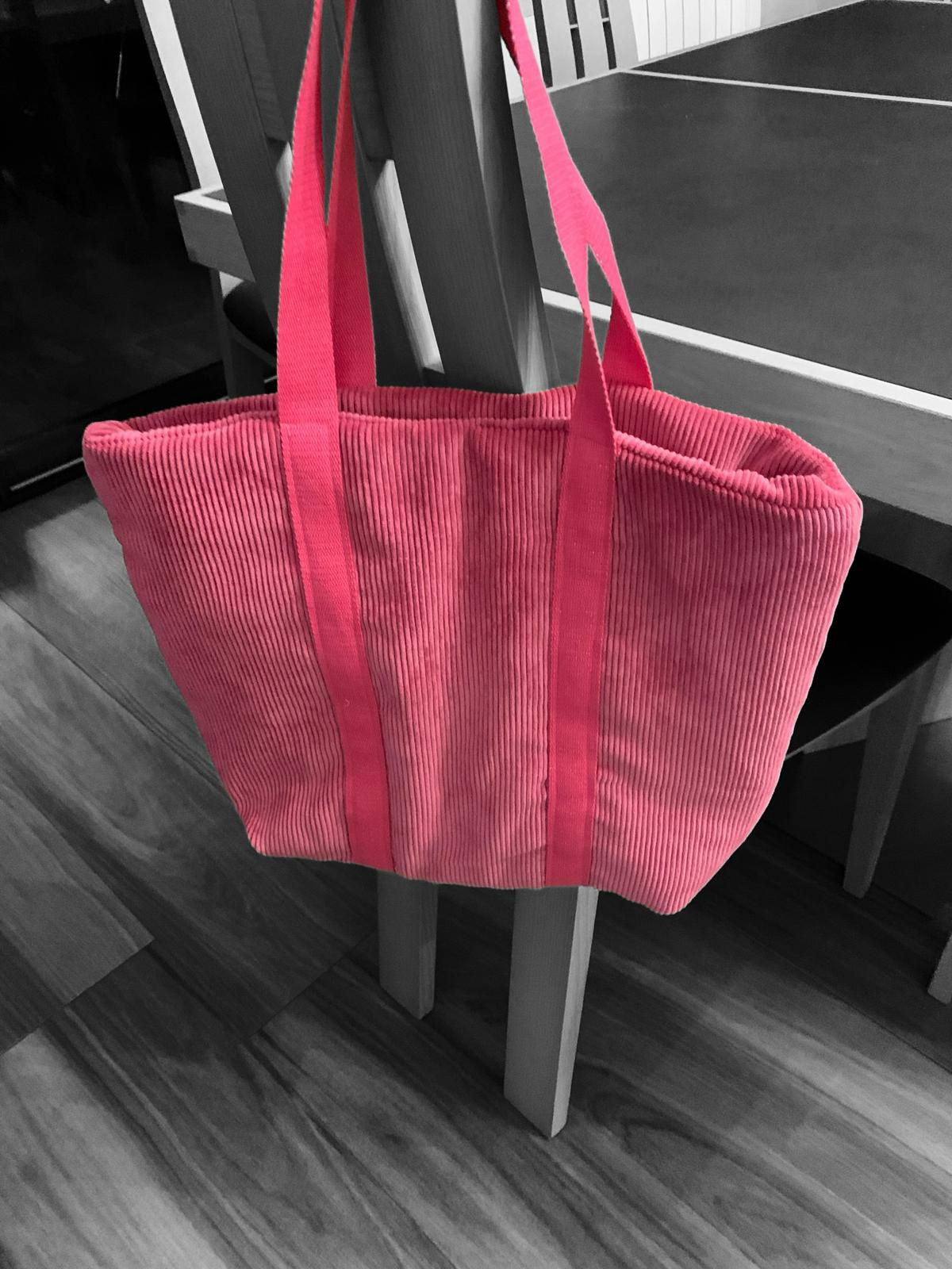 Sac Cabas rose fuchsia