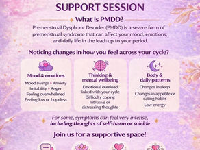 PMDD Support Session