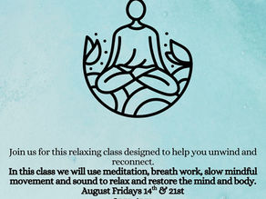 Free Relax and Restore for over 50's