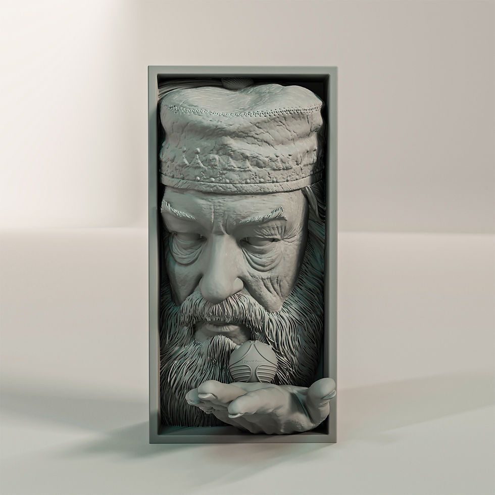 Thumbnail: Dumbledore Book Nook and Wall Mount