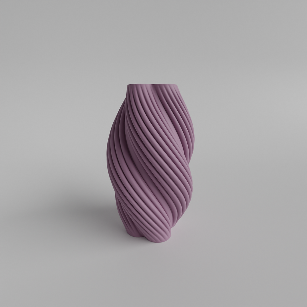 Thumbnail: Modern Spiral Vase