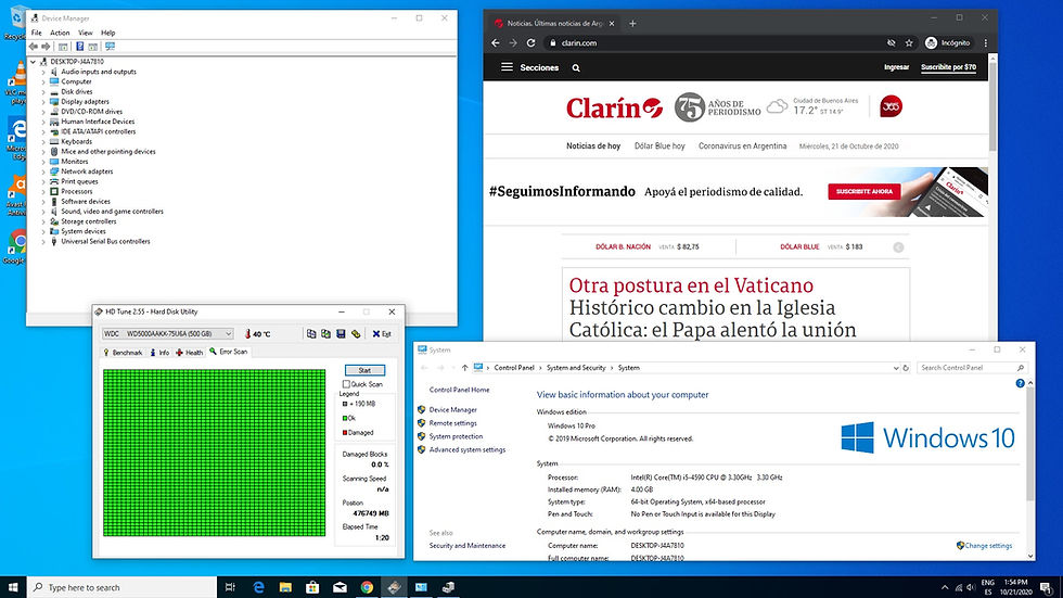 Thumbnail: Computer i5 portable desktop