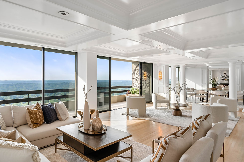 Elton John's Penthouse Living Room