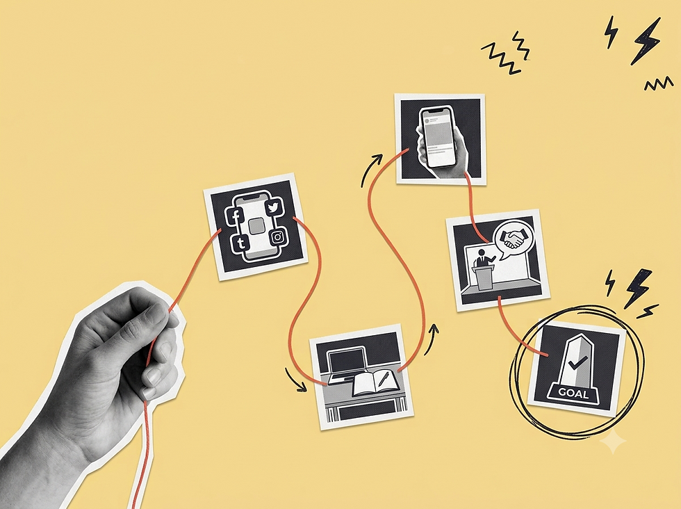 "Integrated marketing campaign connecting audience journeys, storytelling, channel strategy, and performance measurement.