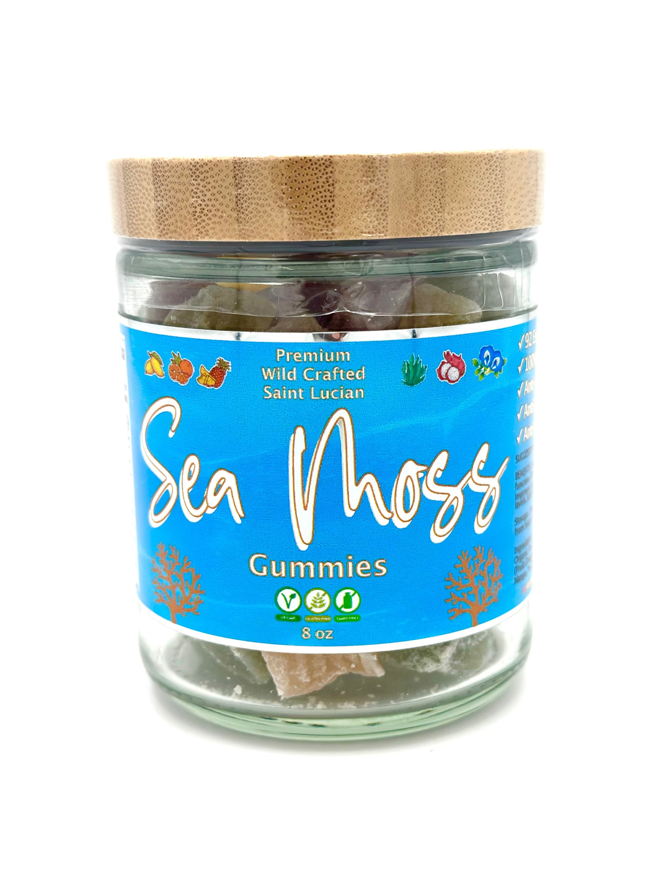 Sea Moss Gummies Premium Wild Crafted Staint Lucian