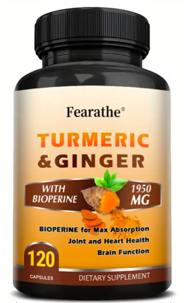Fearathe Tumeric and Ginger w/Bioperne 1950 MG