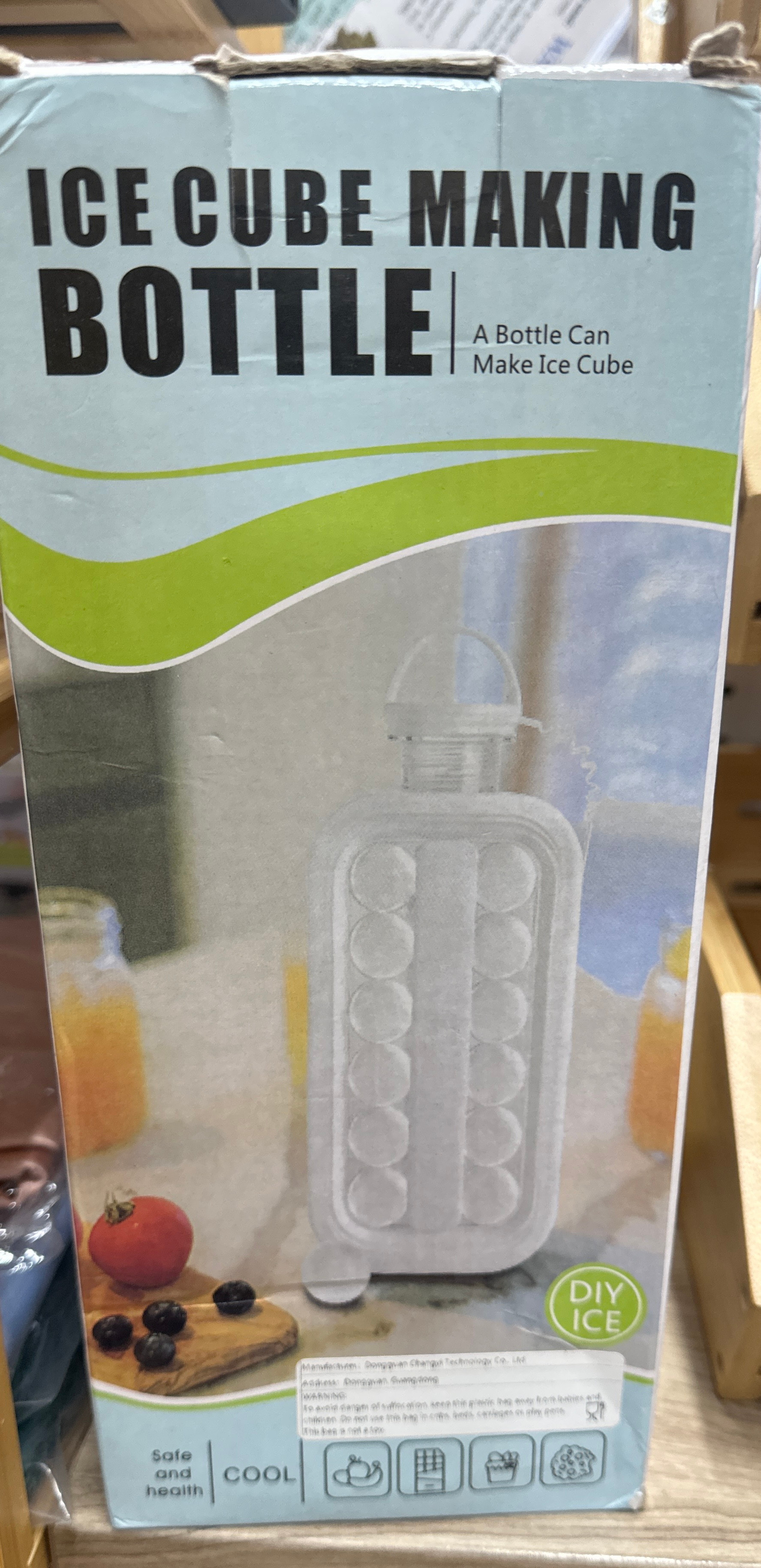 Ice Cube Making Bottle