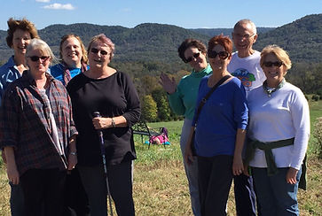 Participants on Brenda Rasch's 2016 Embodied Life Retreat at Well Being Retreat Center