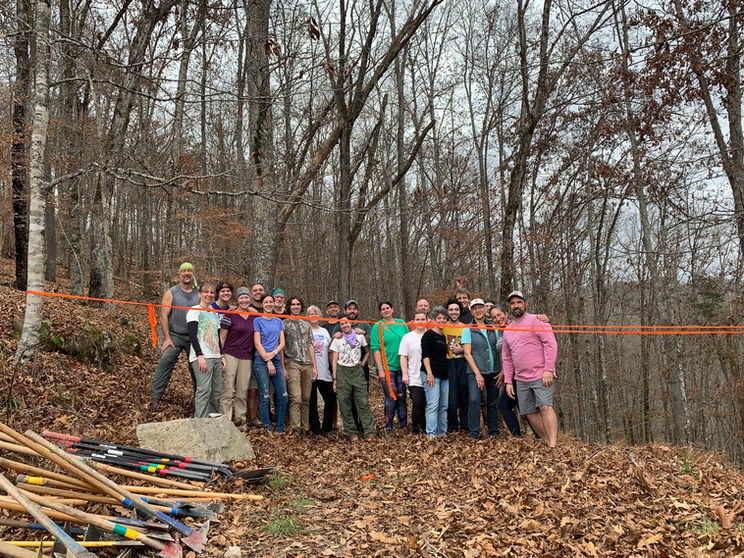 Group shot of volunteers