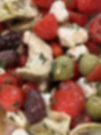 Well Being's Mozzarella, Tomato and Olive Salad
