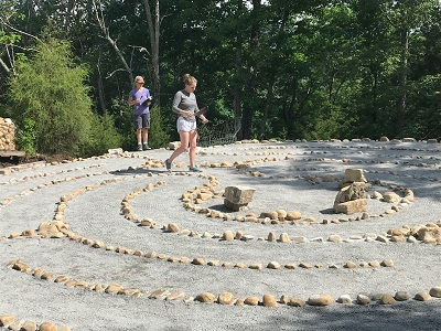 Clearing and Saging the Labyrinth