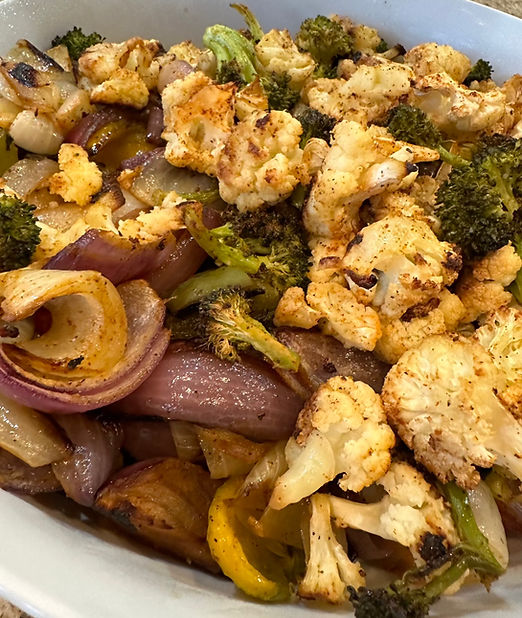 Well Being's Roasted Vegetables in a bowl